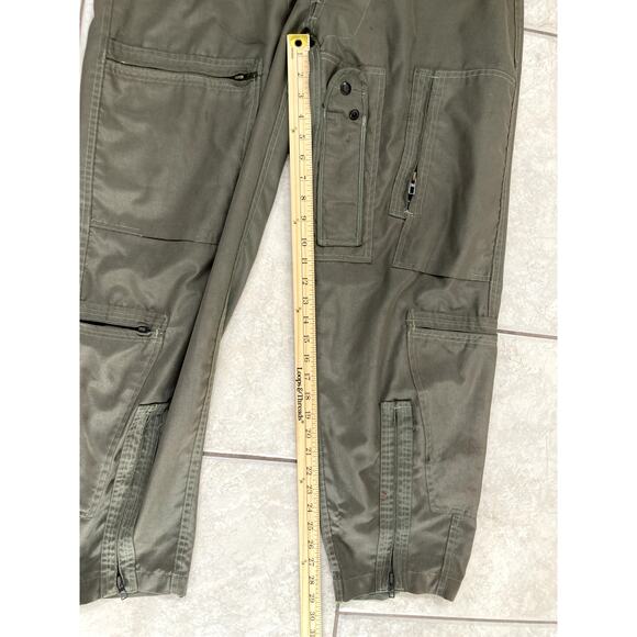 Air Force Pilot Coveralls Jumpsuit Flyers CWU-27/P Military Sage Green 42R - Picture 4 of 9
